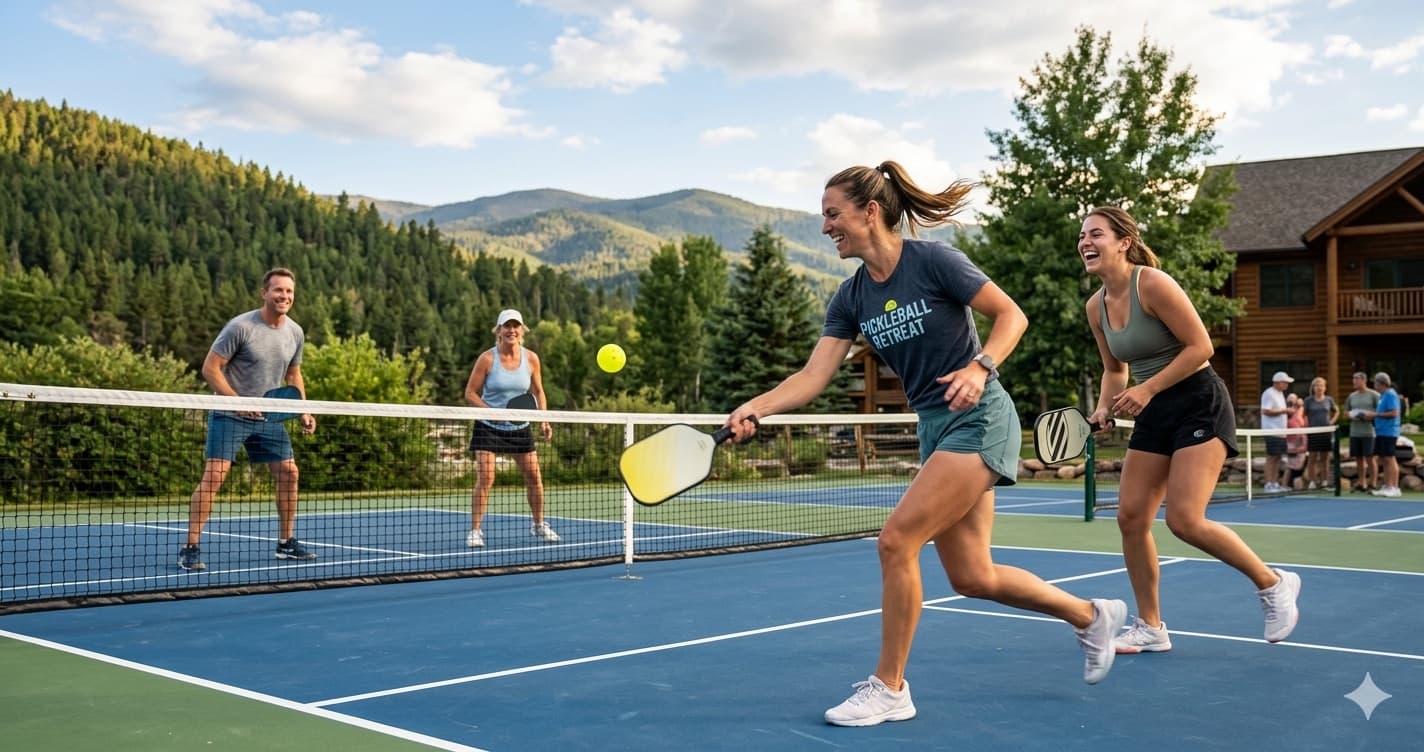 Pickleball-Urlaub: Camps, Retreats & Reiseziele