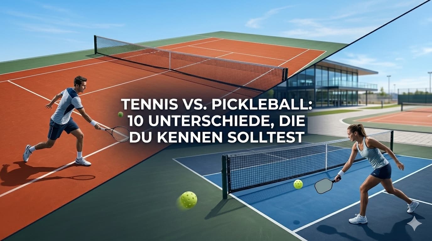 Tennis vs. Pickleball: 10 Unterschiede, die du kennen solltest