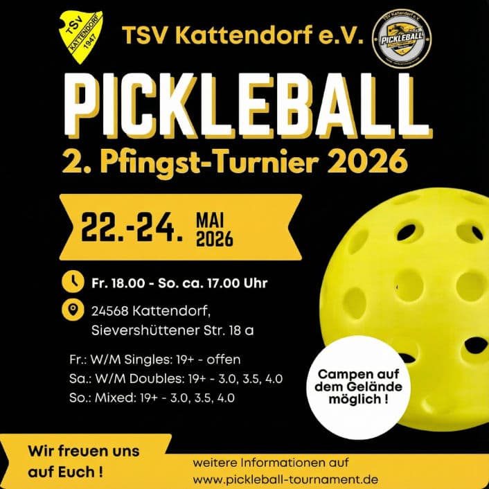 Plakat: 2. Pfingst-Turnier Kattendorf