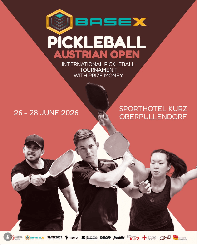 Plakat: Base X Pickleball Austrian Open 2026