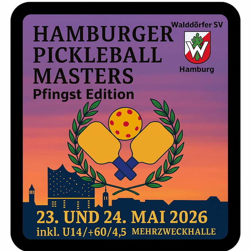 Plakat: Pickleball Hamburg Masters 2026