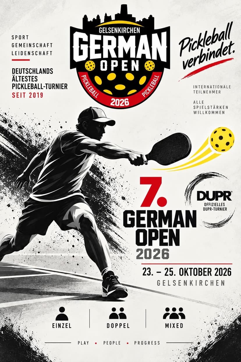 Plakat: 7. German Open 2026