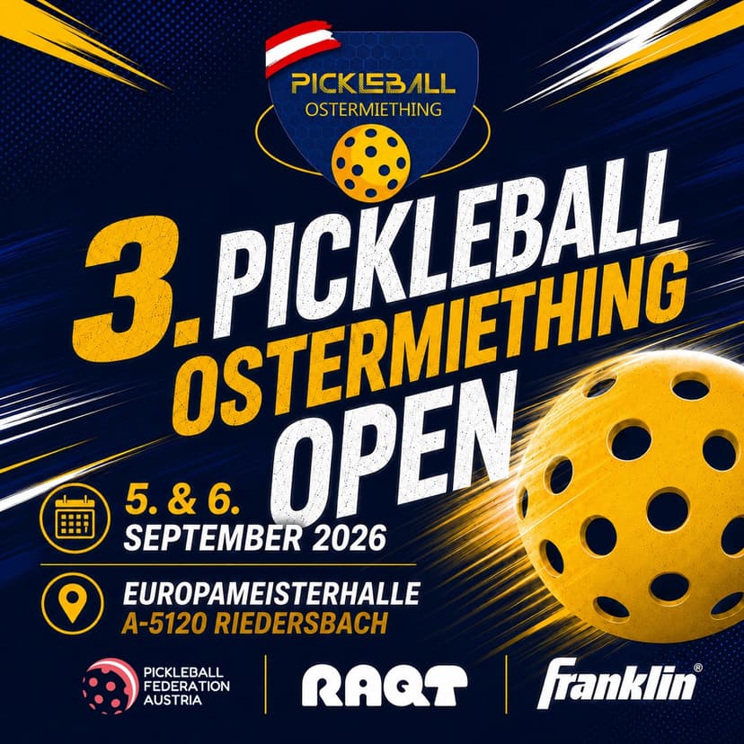 Plakat: 3. Pickleball Ostermiething Open