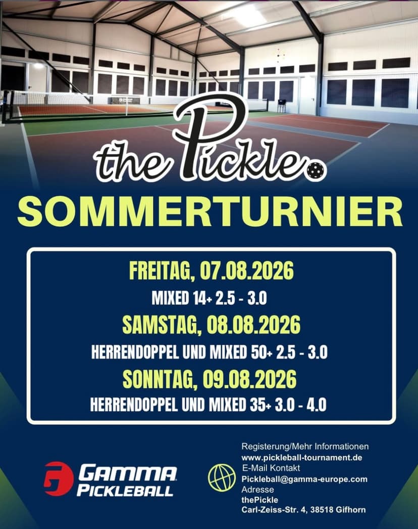 Plakat: thePickle Sommerturnier 2026
