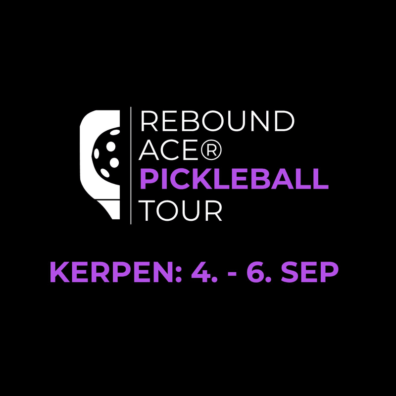 Plakat: REBOUND ACE Pickleball Tour – Kerpen (Stop 1)
